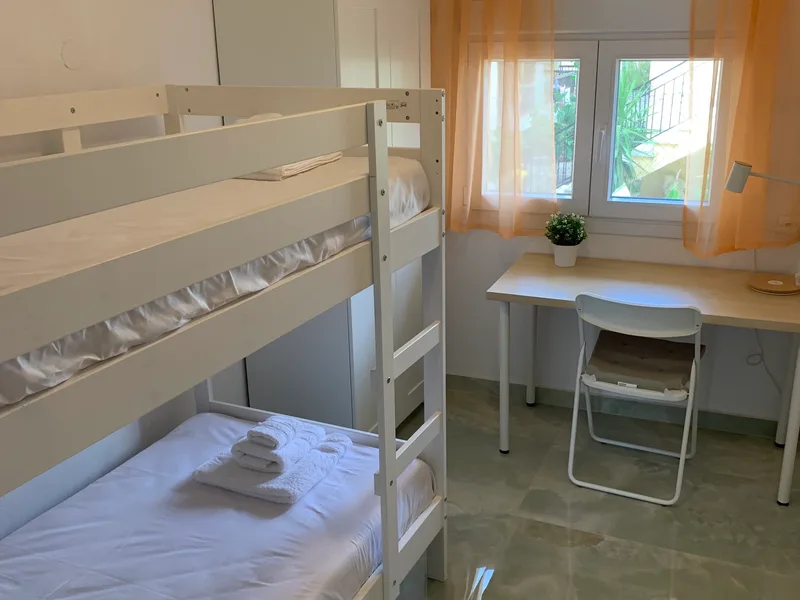 Bunk room and desk